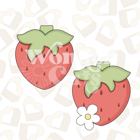 Cute Strawberry Cookie Cutter