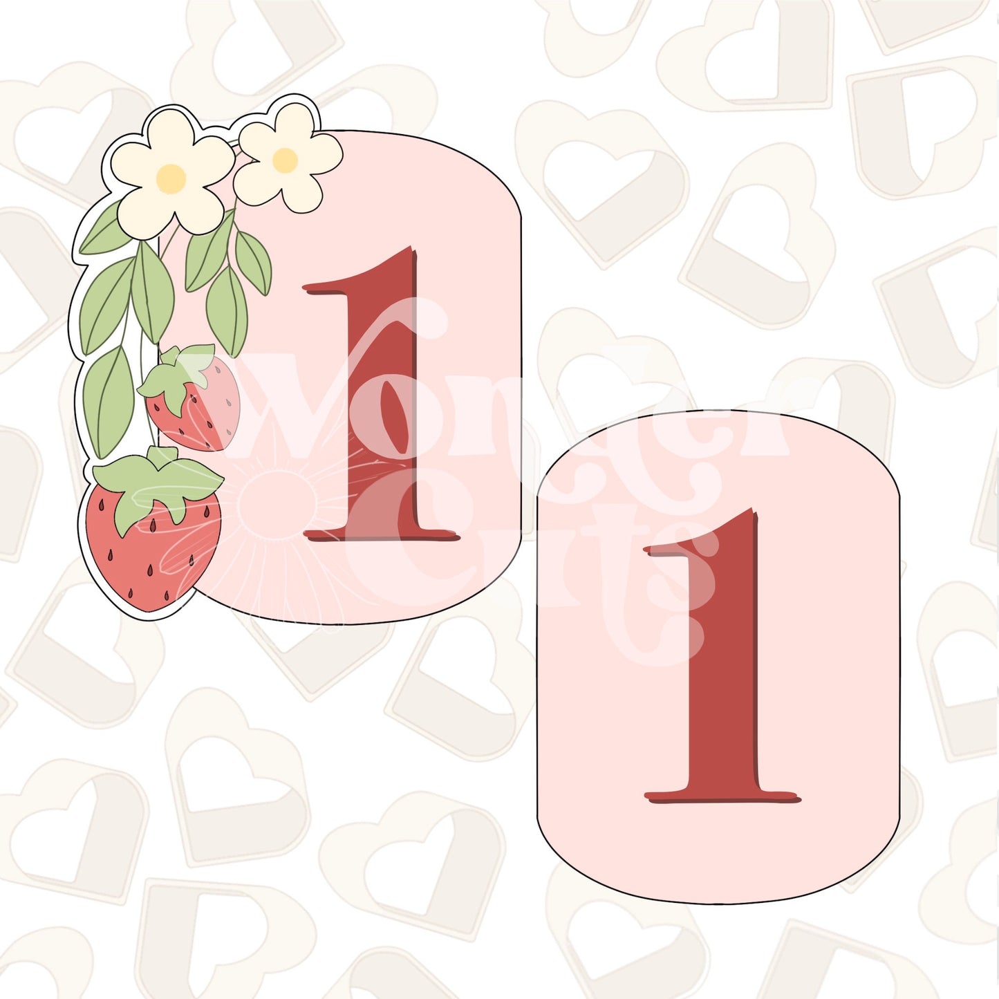 Strawberry Plaque Cookie Cutter