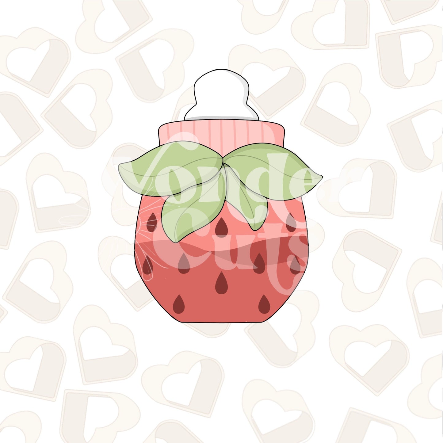 Strawberry Bottle Cookie Cutter