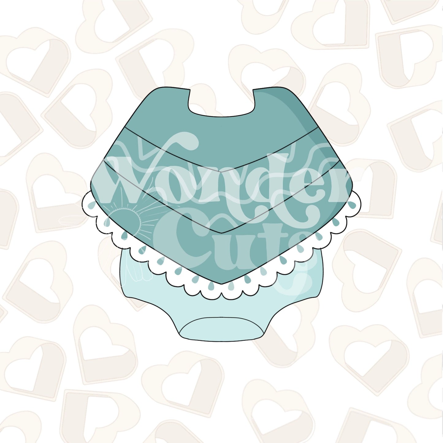 Fiesta Baby Onesie Cookie Cutter