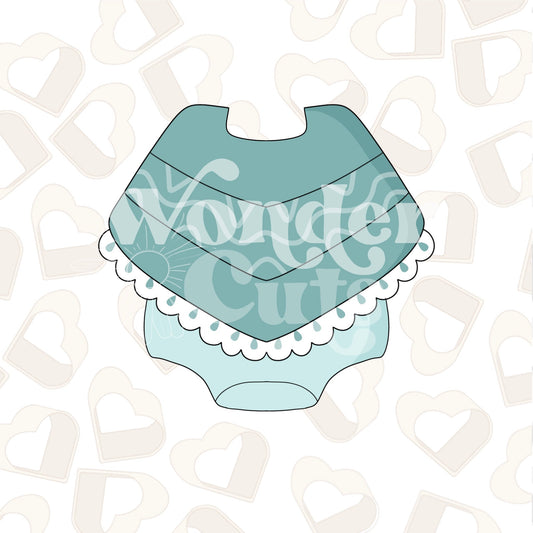 Fiesta Baby Onesie Cookie Cutter
