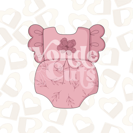 Girly Ruffle Onesie Cookie Cutter