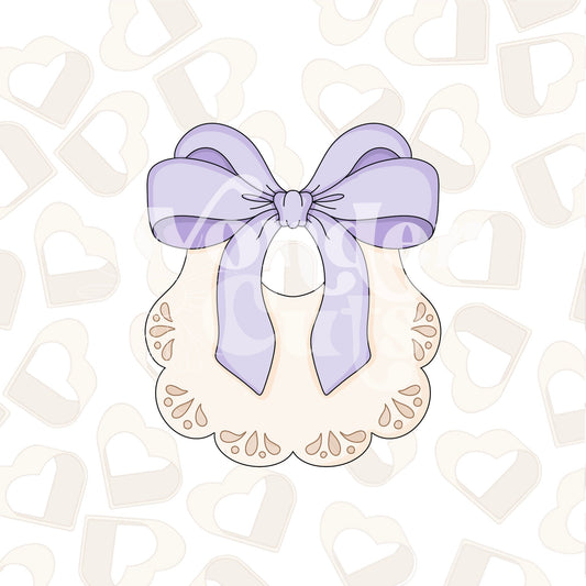 Coquette Bib Cookie Cutter
