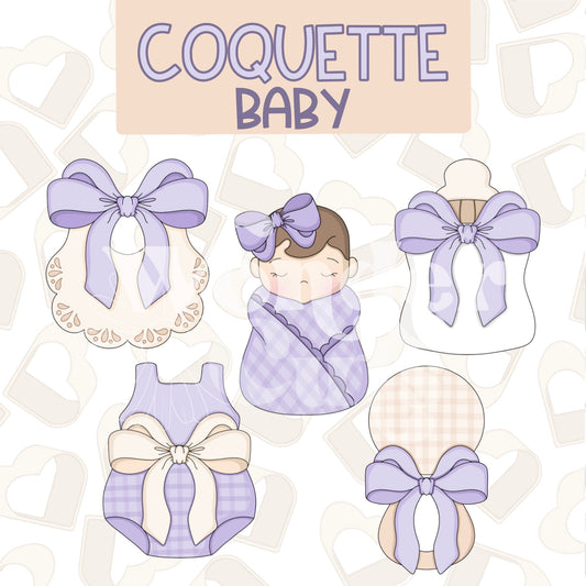 Coquette Baby Collection- Set of 5 - Baby Cookie Cutter