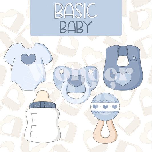 Basic Baby Collection- Set of 5 - Baby Cookie Cutter