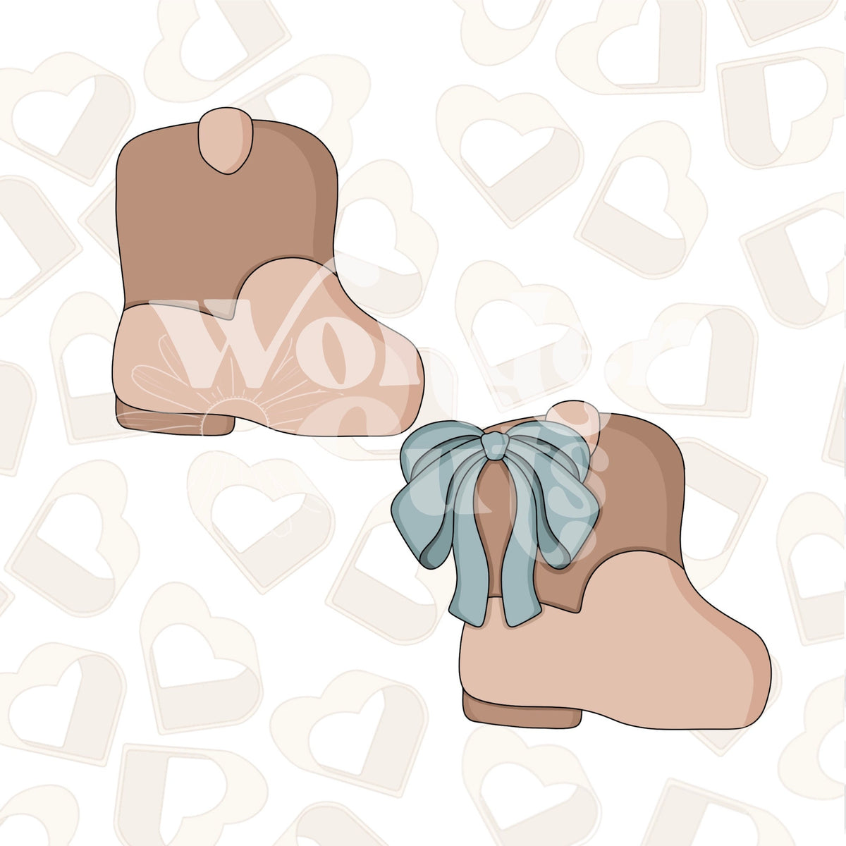 Baby Cowboy Boot Cookie Cutter