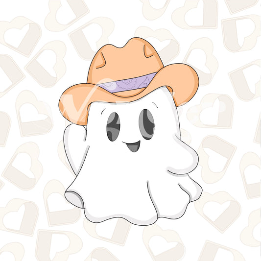 2024 Cowboy Ghost Cookie Cutter