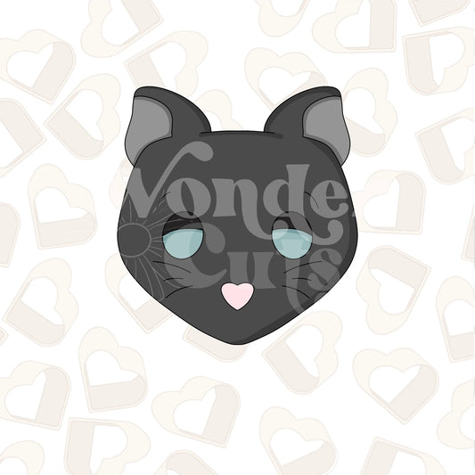 Moody Cat Cookie Cutter