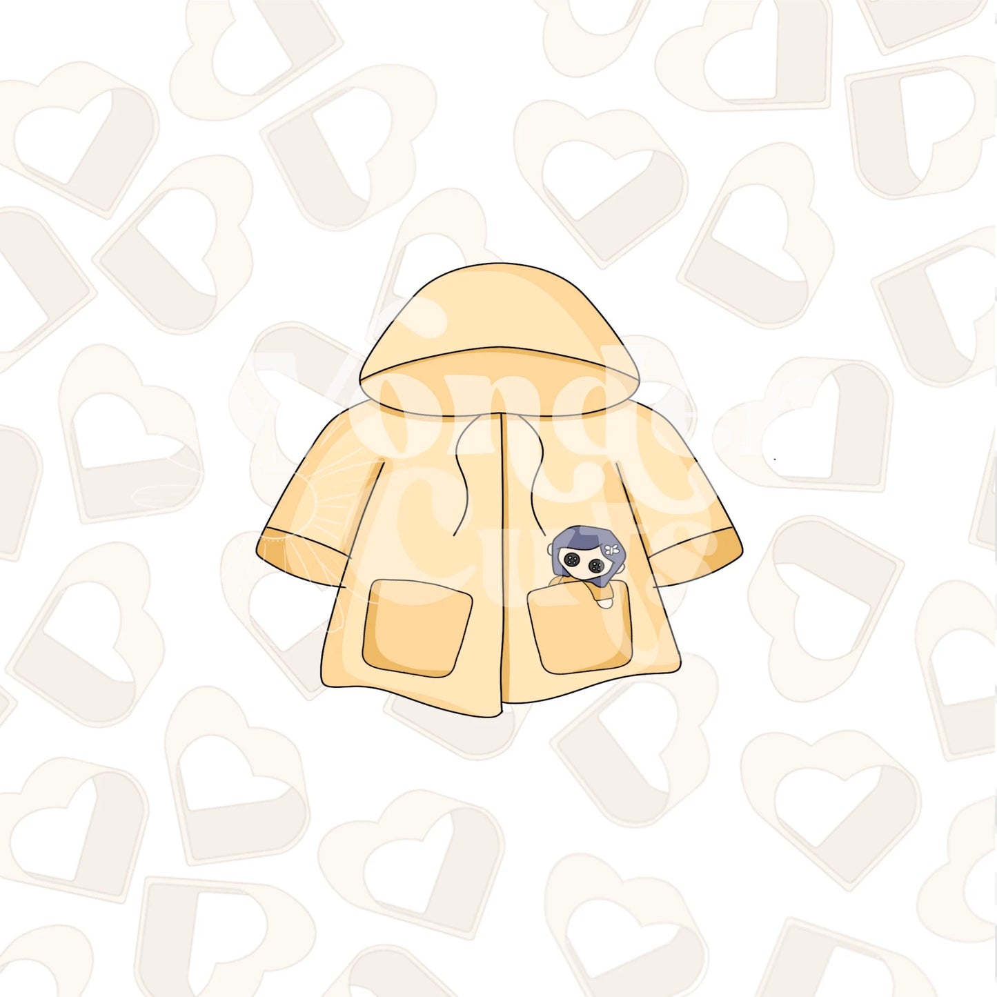 Yellow Raincoat Cookie Cutter