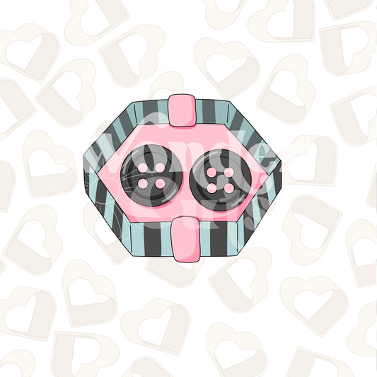 Button Box Cookie Cutter
