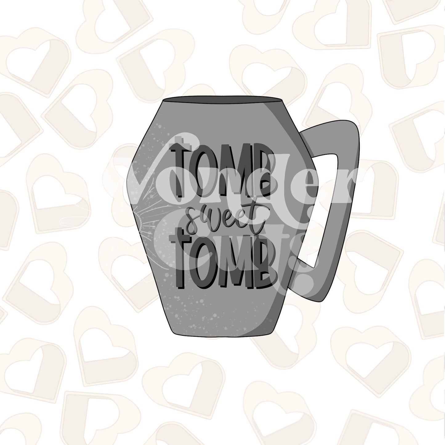 Coffin Mug Cookie Cutter