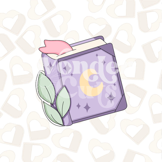 Botanical Spell Book Cookie Cutter