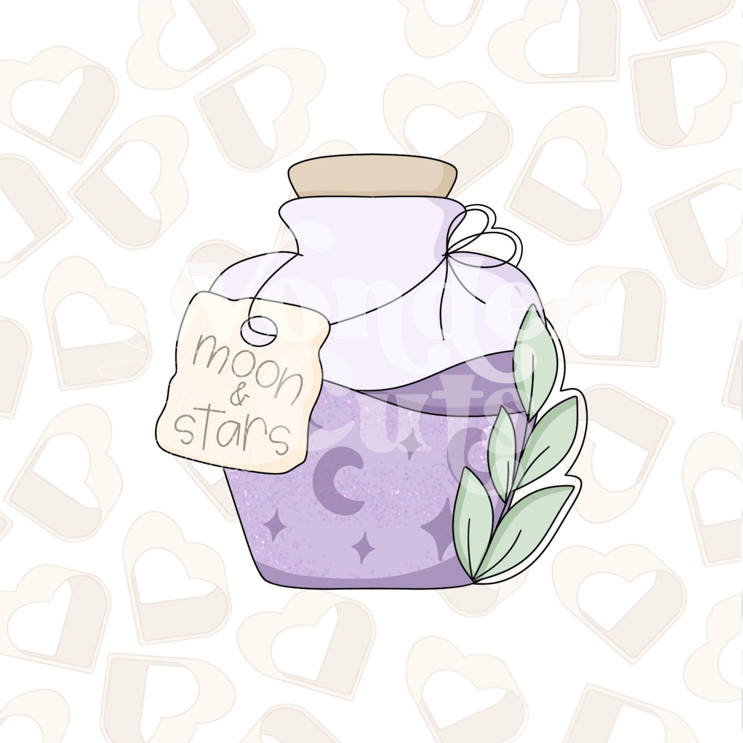 Botanical Potion Bottle Cookie Cutter
