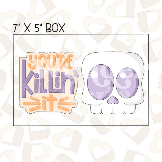You're Killin It Set of 2 Cookie Cutter