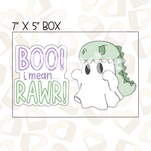 Dino Ghost Set of 2 Cookie Cutter