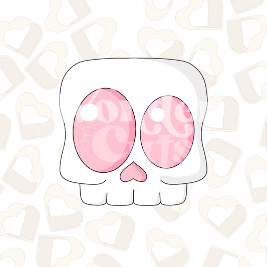 Square Skull Cookie Cutter