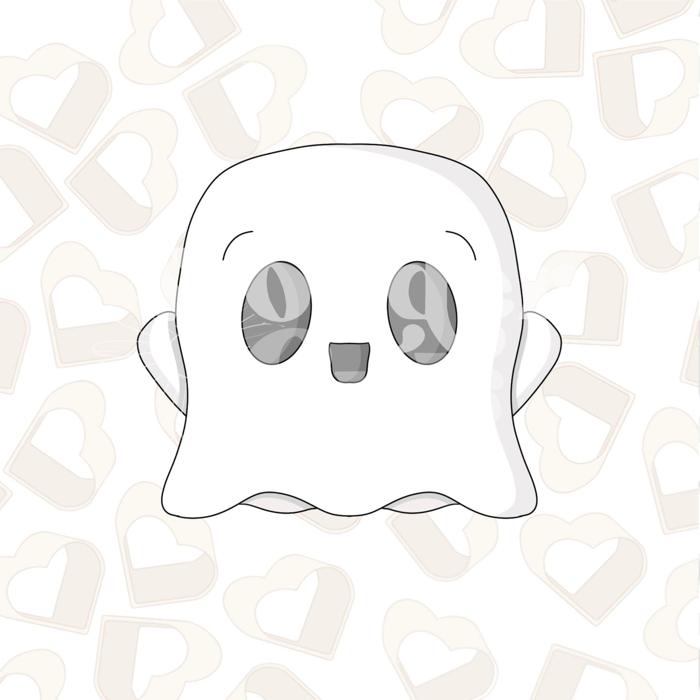 Chubby Ghosty Cookie Cutter