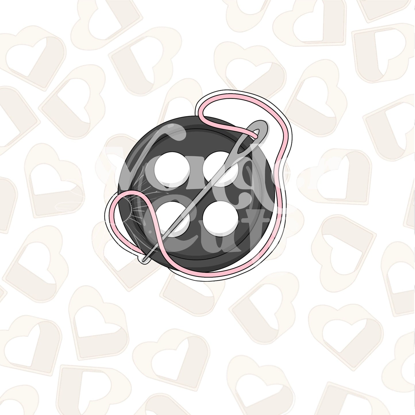 Button and Thread Cookie Cutter