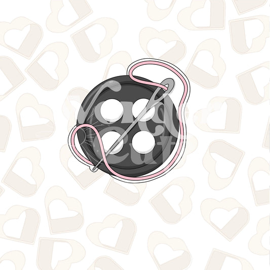 Button and Thread Cookie Cutter
