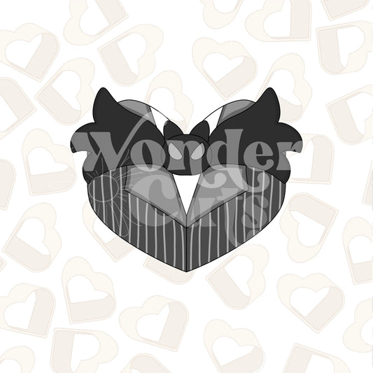 Pumpkin King Heart Cookie Cutter