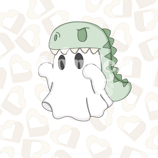 Dino Ghost Cookie Cutter