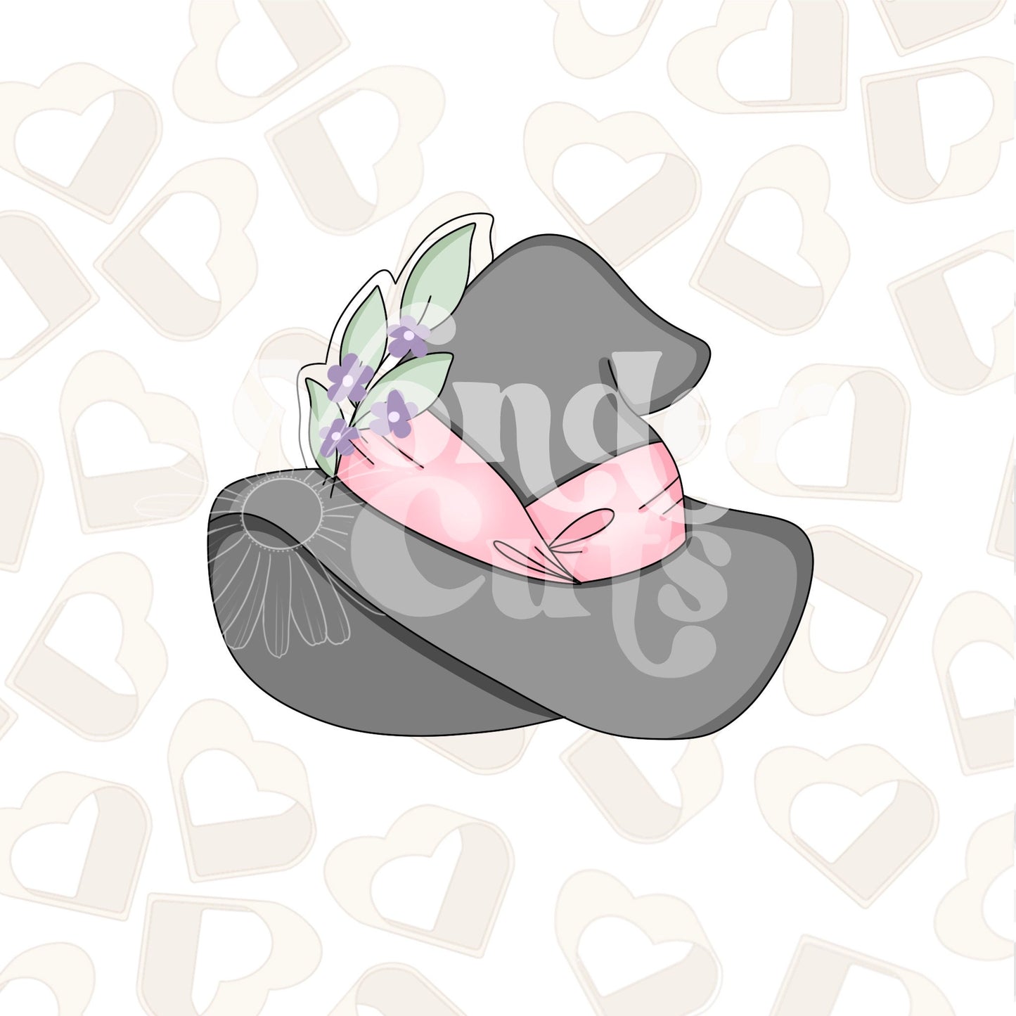 Botanical Witch Hat Cookie Cutter