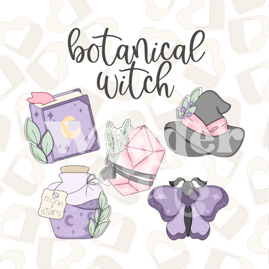 Botanical Witch Set of 5 Cookie Cutter