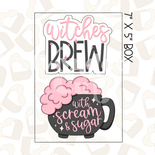 Witches Brew Set of 2 Cookie Cutter