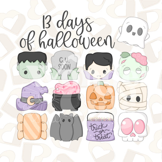 13 Days of Halloween Minis Set of 13 Cookie Cutter