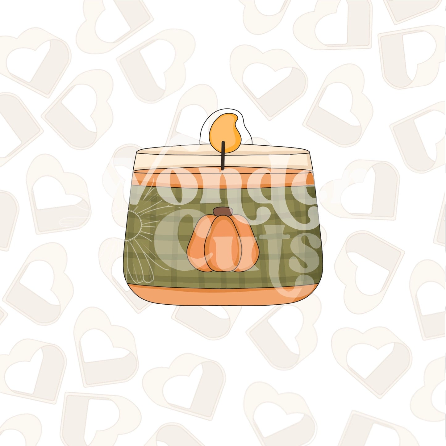 Cozy Candle Cookie Cutter