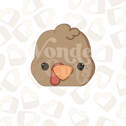 2024 Turkey Head Cookie Cutter