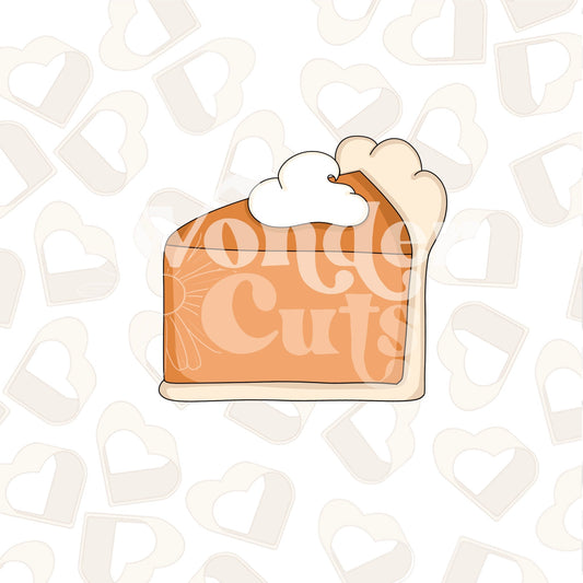 Chubby Pie Slice Cookie Cutter