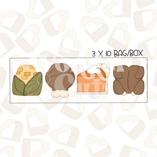 Thanksgiving Foodie Mini Cookie Cutter