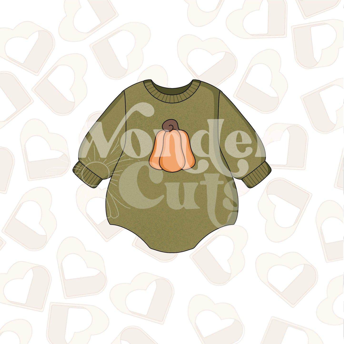 Cozy Baby Onesie Cookie Cutter