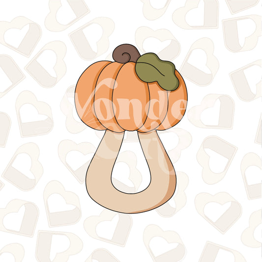 Pumpkin Rattle Cookie Cutter