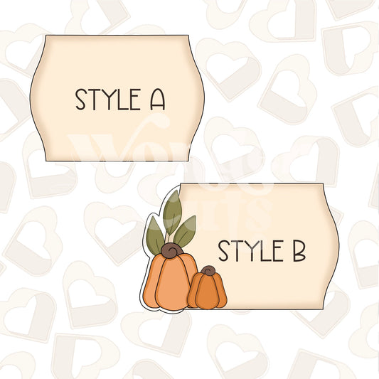 Fall Plaque Cookie Cutter