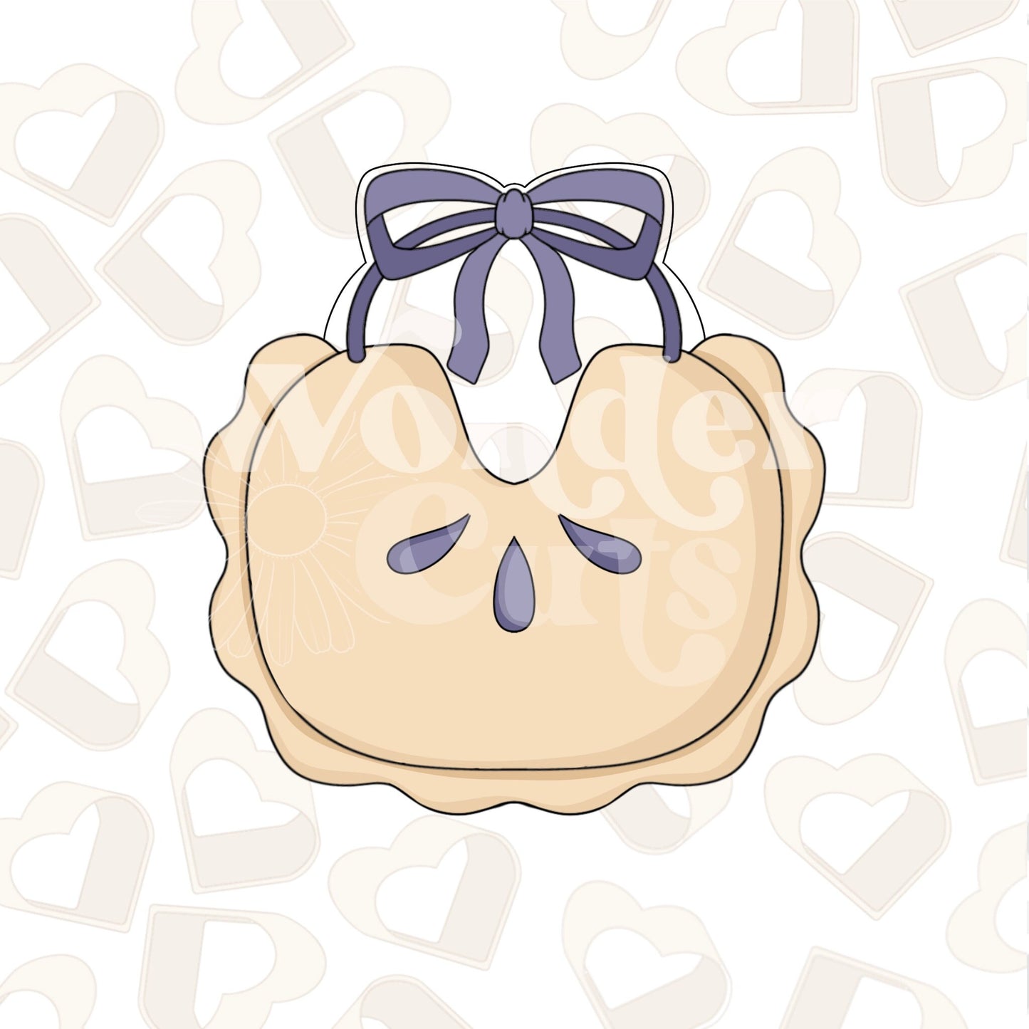Pie Bib Cookie Cutter