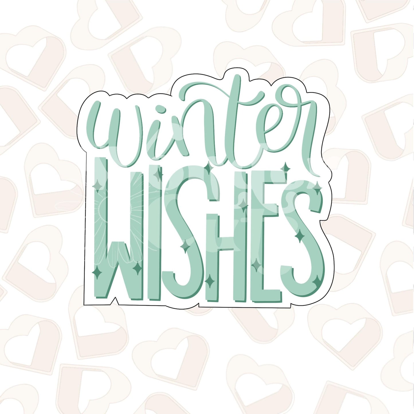 Winter Wishes Plaque Cookie Cutter