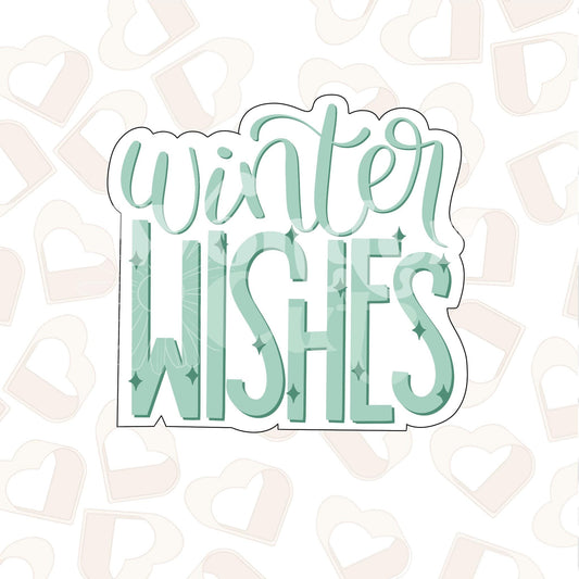 Winter Wishes Plaque Cookie Cutter