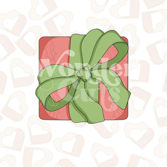 Big Bow Present Cookie Cutter