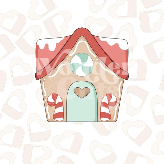 Sweet Gingy House Cookie Cutter
