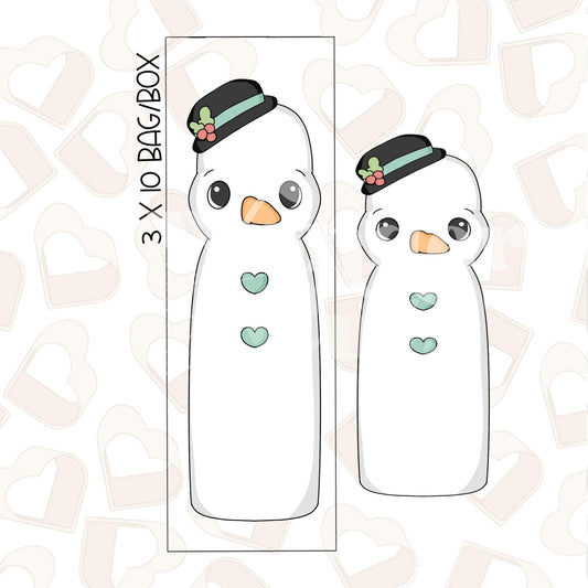 Long Snowman Cookie Cutter