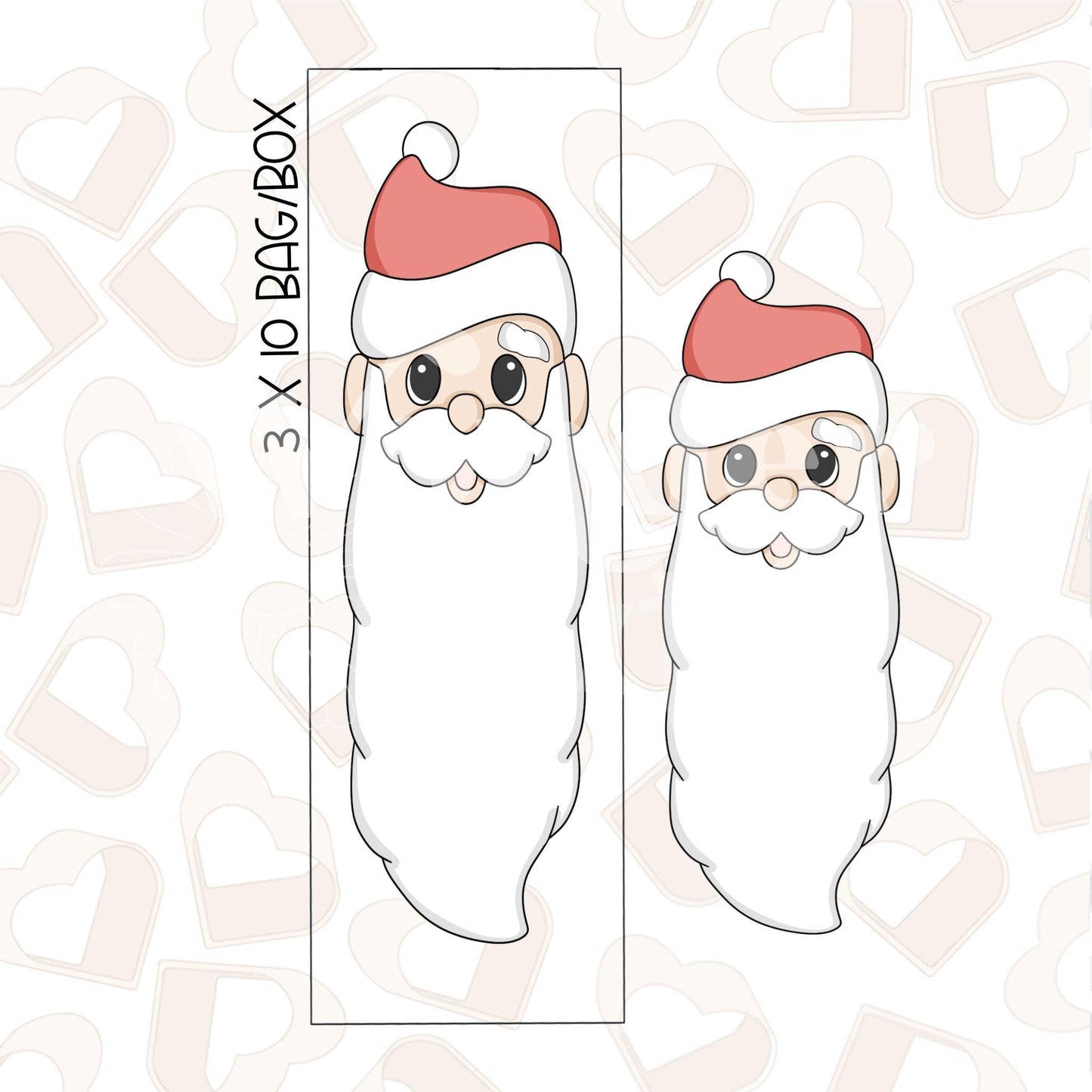 Long Santa Cookie Cutter