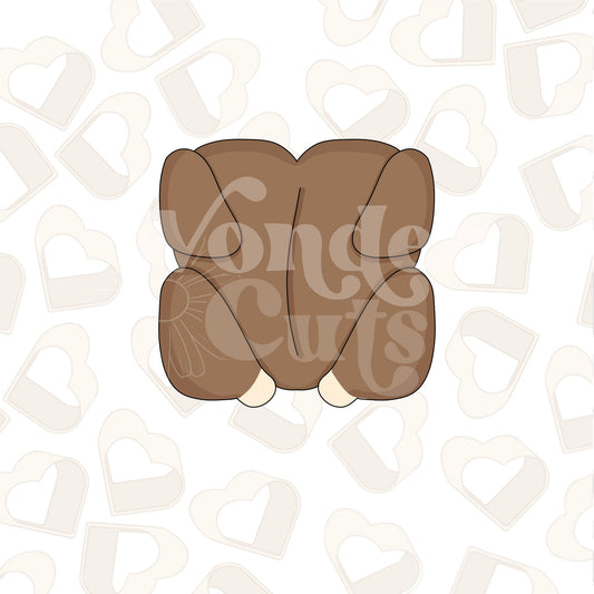 Chubby Cooked Turkey Cookie Cutter