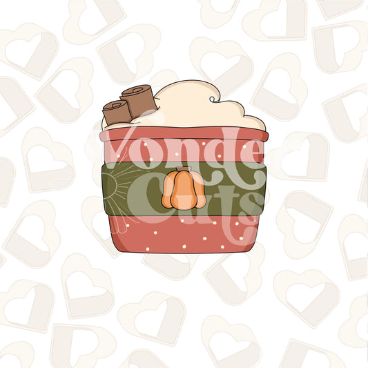 Pumpkin Spice Latte Cookie Cutter