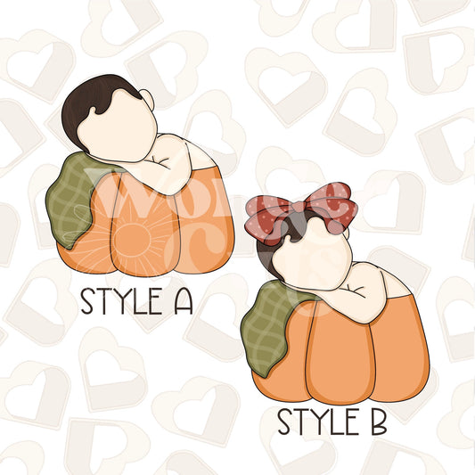 Baby in Pumpkin Cookie Cutter