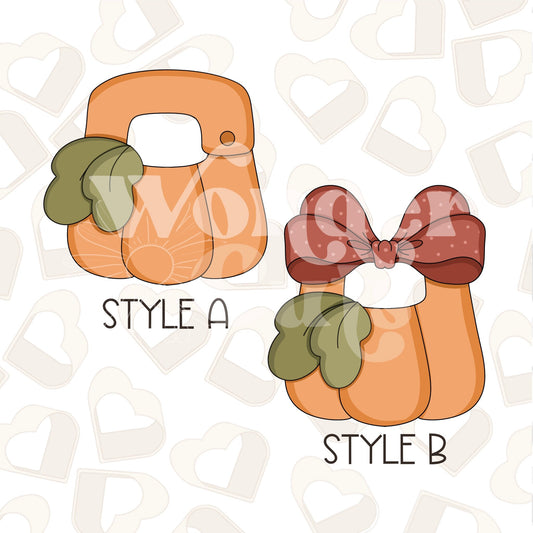 Pumpkin Bib Cookie Cutter