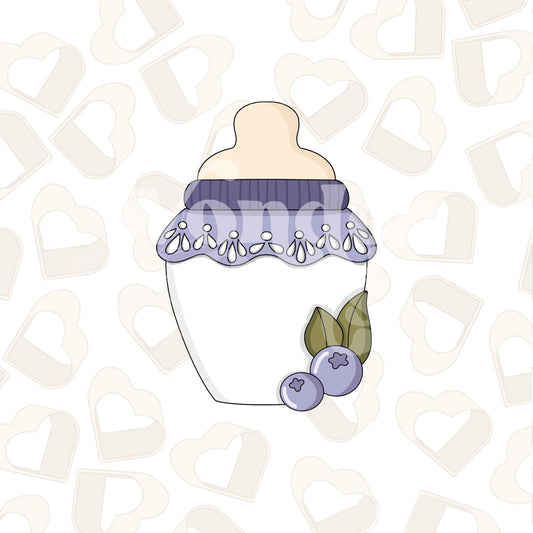 Blueberry Bottle Cookie Cutter