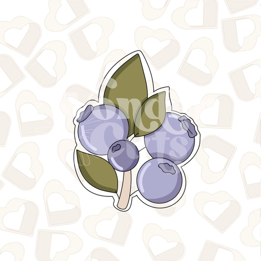 Blueberry Stem Cookie Cutter