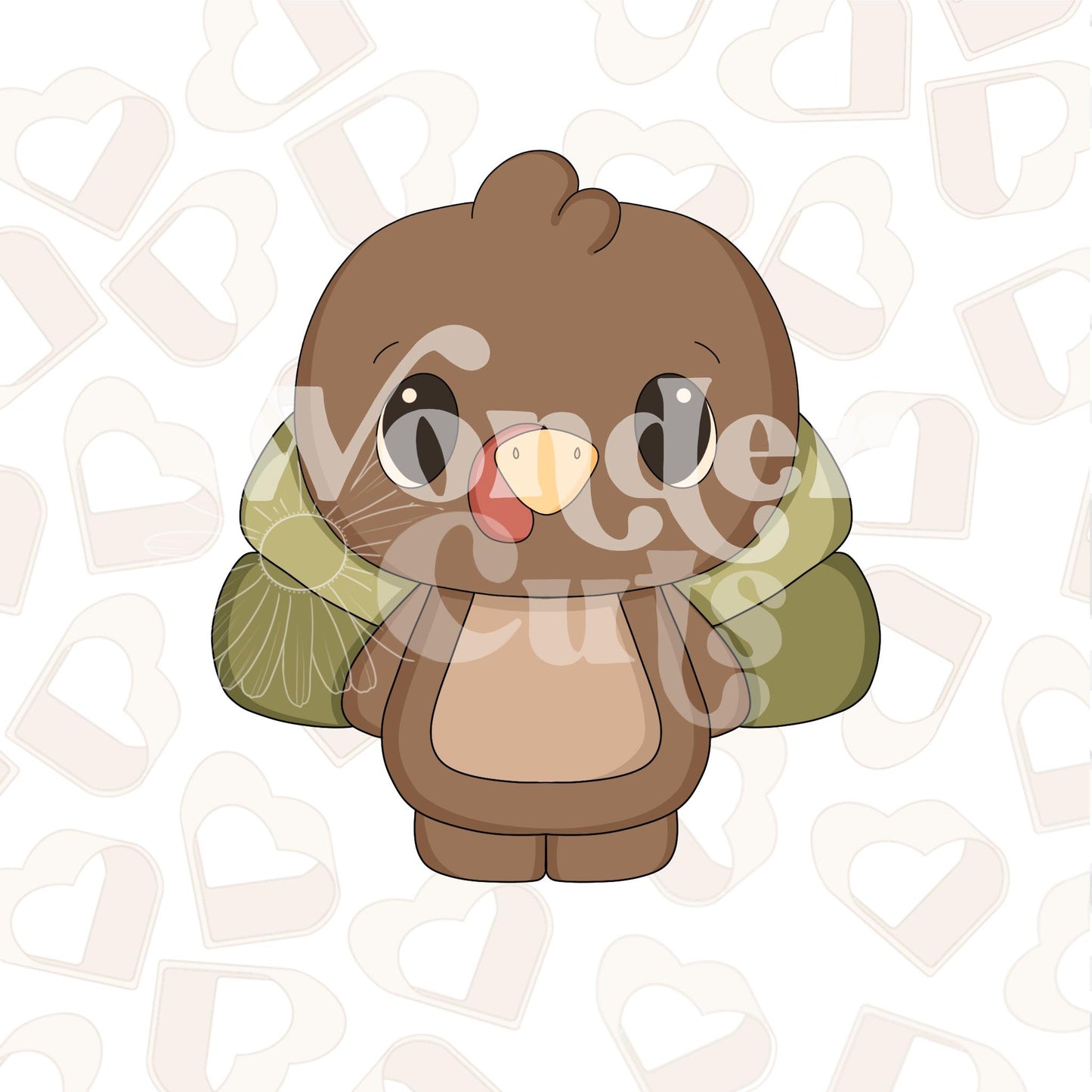 Big Head Turkey Cookie Cutter